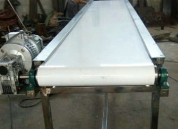 白色皮帶輸送機(jī) 材質(zhì)PU，耐高溫，耐腐蝕酸堿